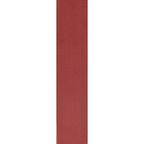 PLANET WAVES Polypropylene Guitar Strap Leather Ends PWS101 - Red